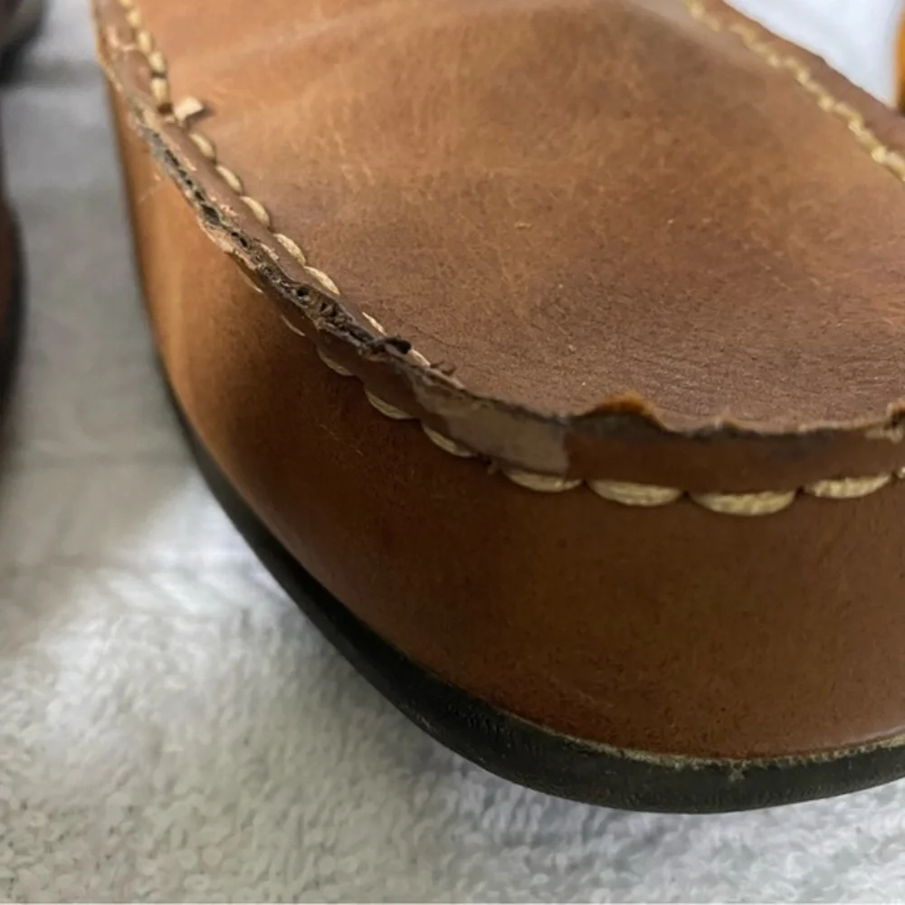 Sonoma Shoes‎ Mens Size 12 med Slip On Loafer’s Has A Flaw Front